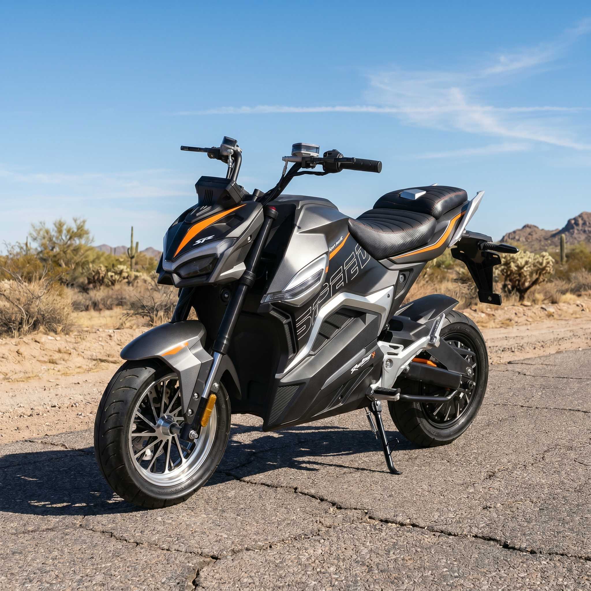 2026 New Model Electric Racing Motorbike 2000W 72V Sporty E-Scooter Electric Motorcycle