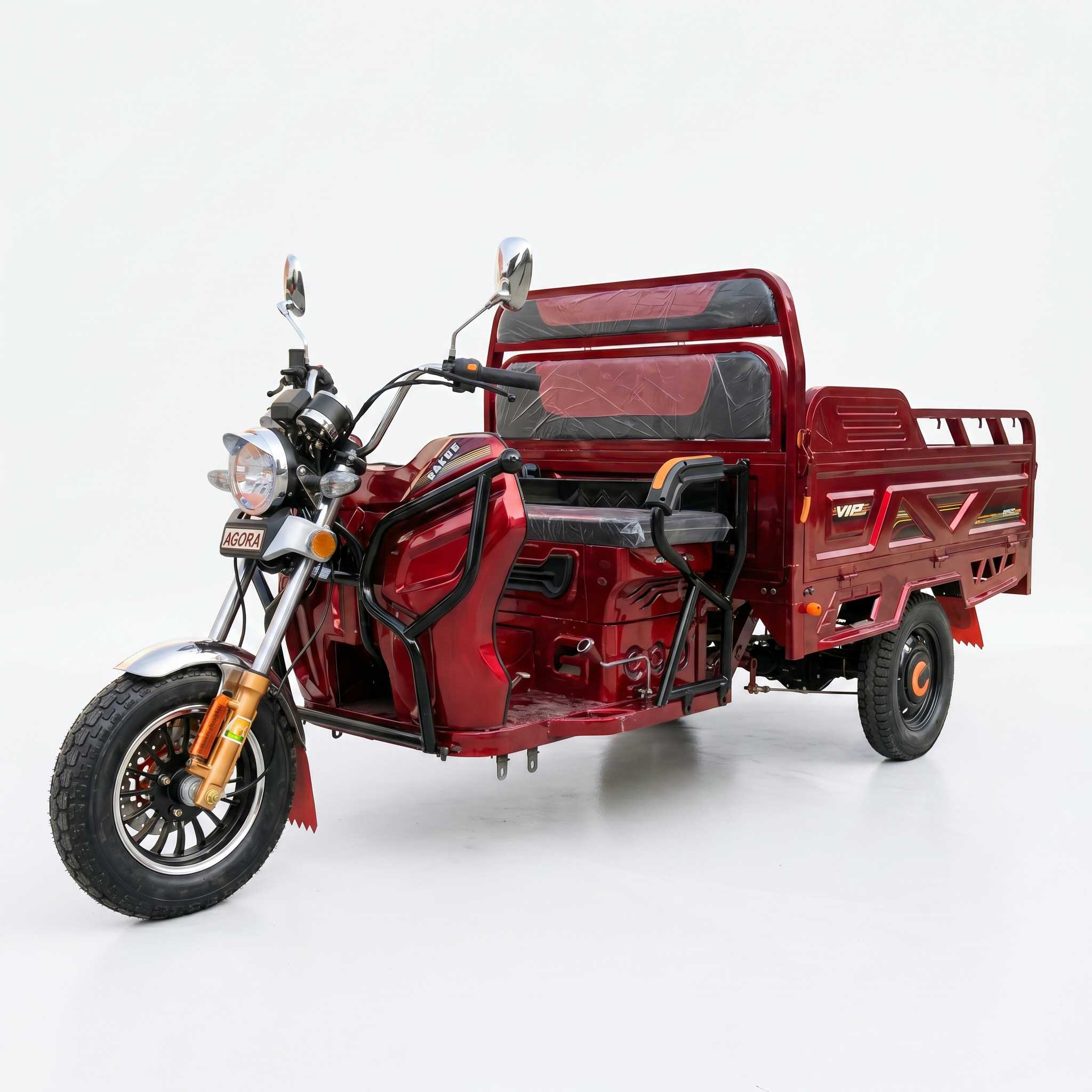 150cc Gasoline Three-Wheel Reverse Motorcycle Cargo Tricycle with Motorized EEC Certification