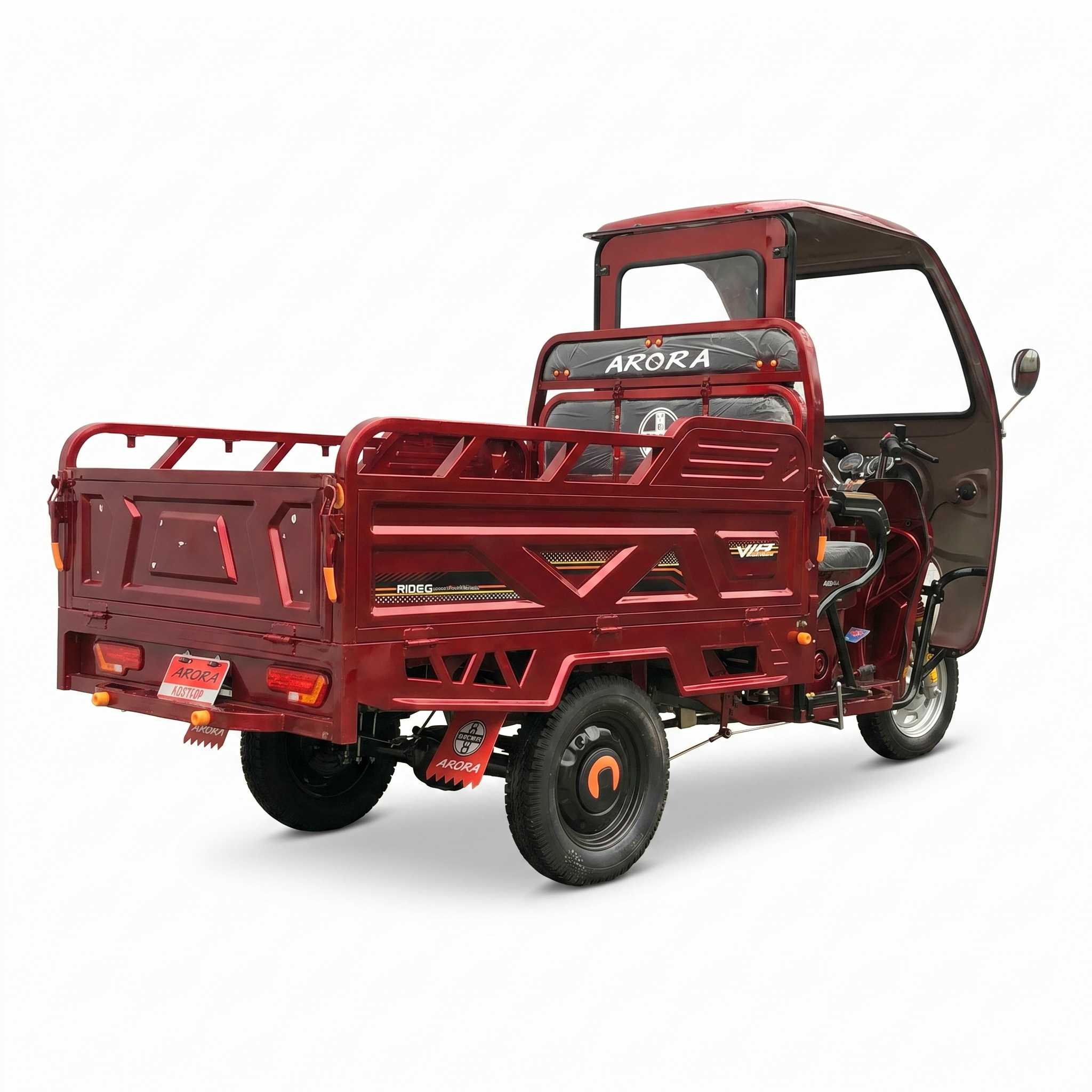 YAMASAKI 3 Trike Petrol Motorcycle Three Wheel Motorised Cargo Tricycle 150cc with EEC Certification