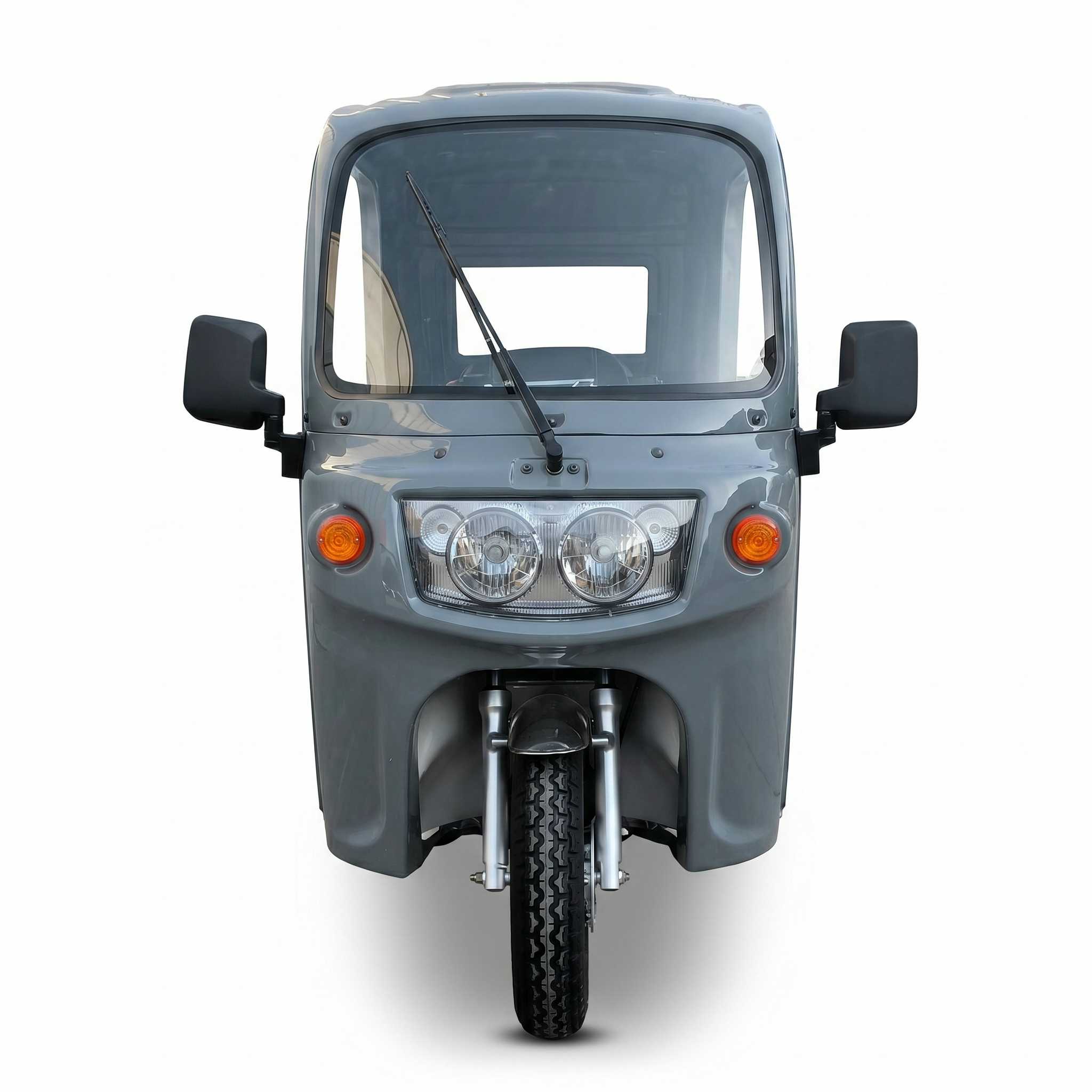 110cc Gas Tricycle for Passengers Motorized Three-Wheel Motorcycle for Handicapped Individuals