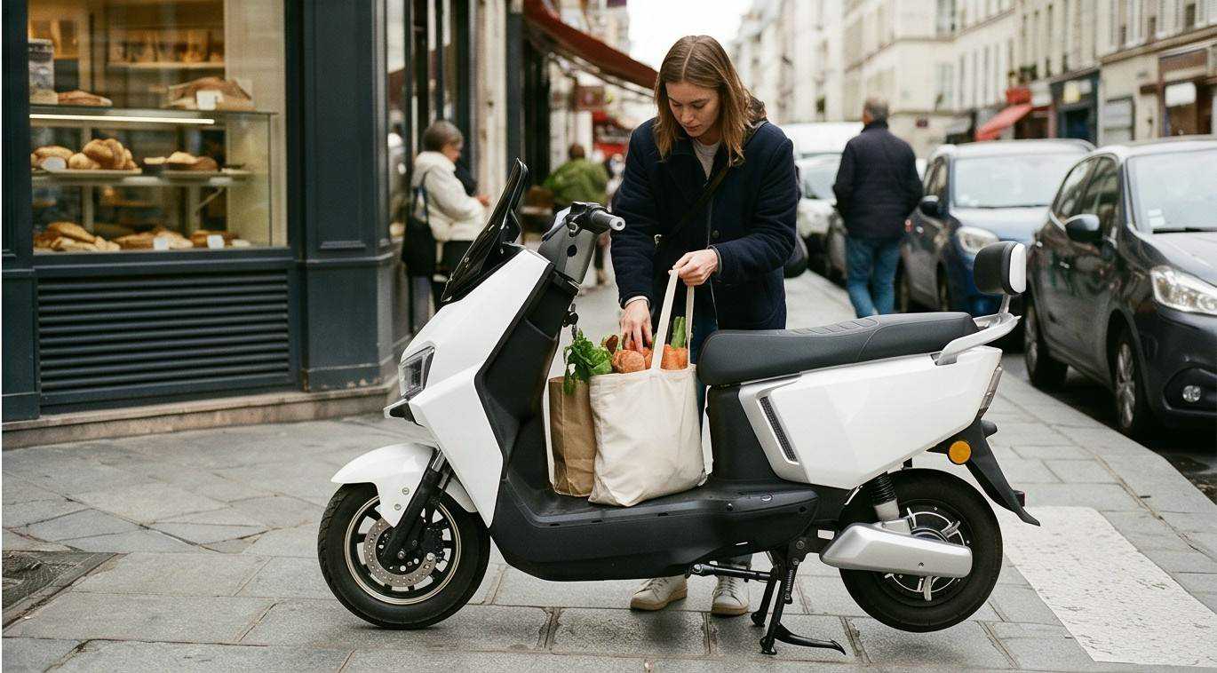 YAMASAKI 60V32AH Lead Acid Battery 1000W Electric Scooter Two-Wheel Scooter