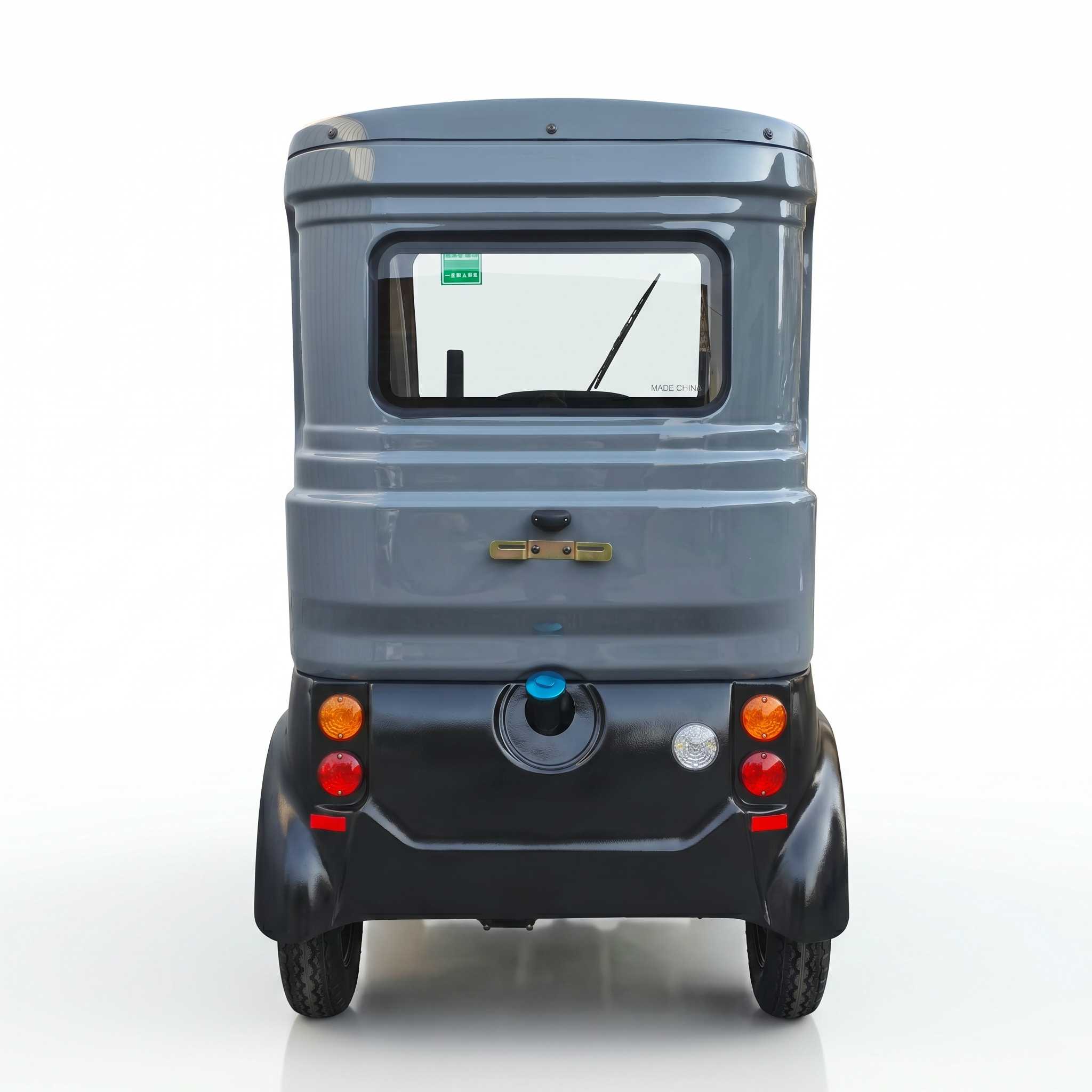 110cc Gas Tricycle for Passengers Motorized Three-Wheel Motorcycle for Handicapped Individuals
