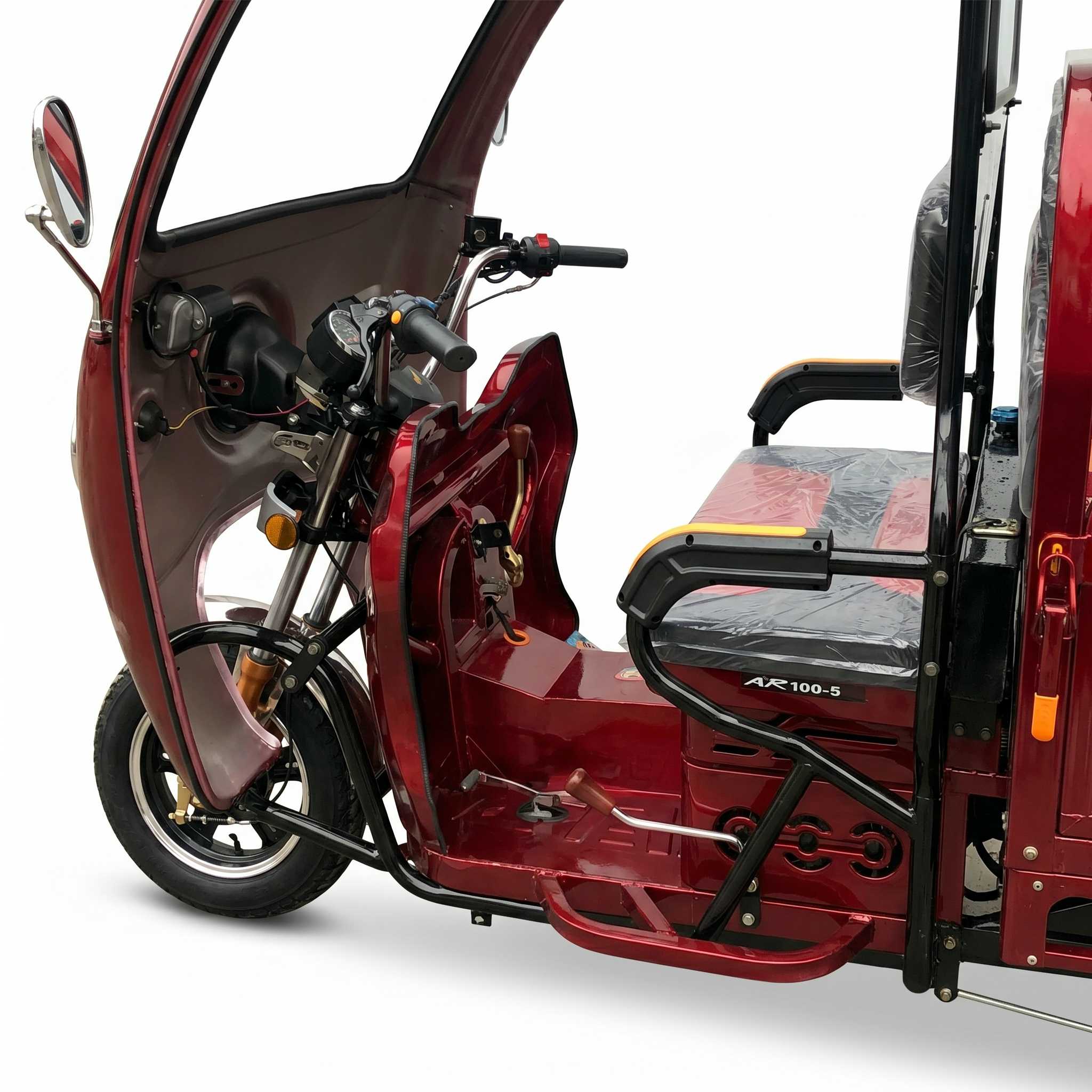 YAMASAKI 3 Trike Petrol Motorcycle Three Wheel Motorised Cargo Tricycle 150cc with EEC Certification
