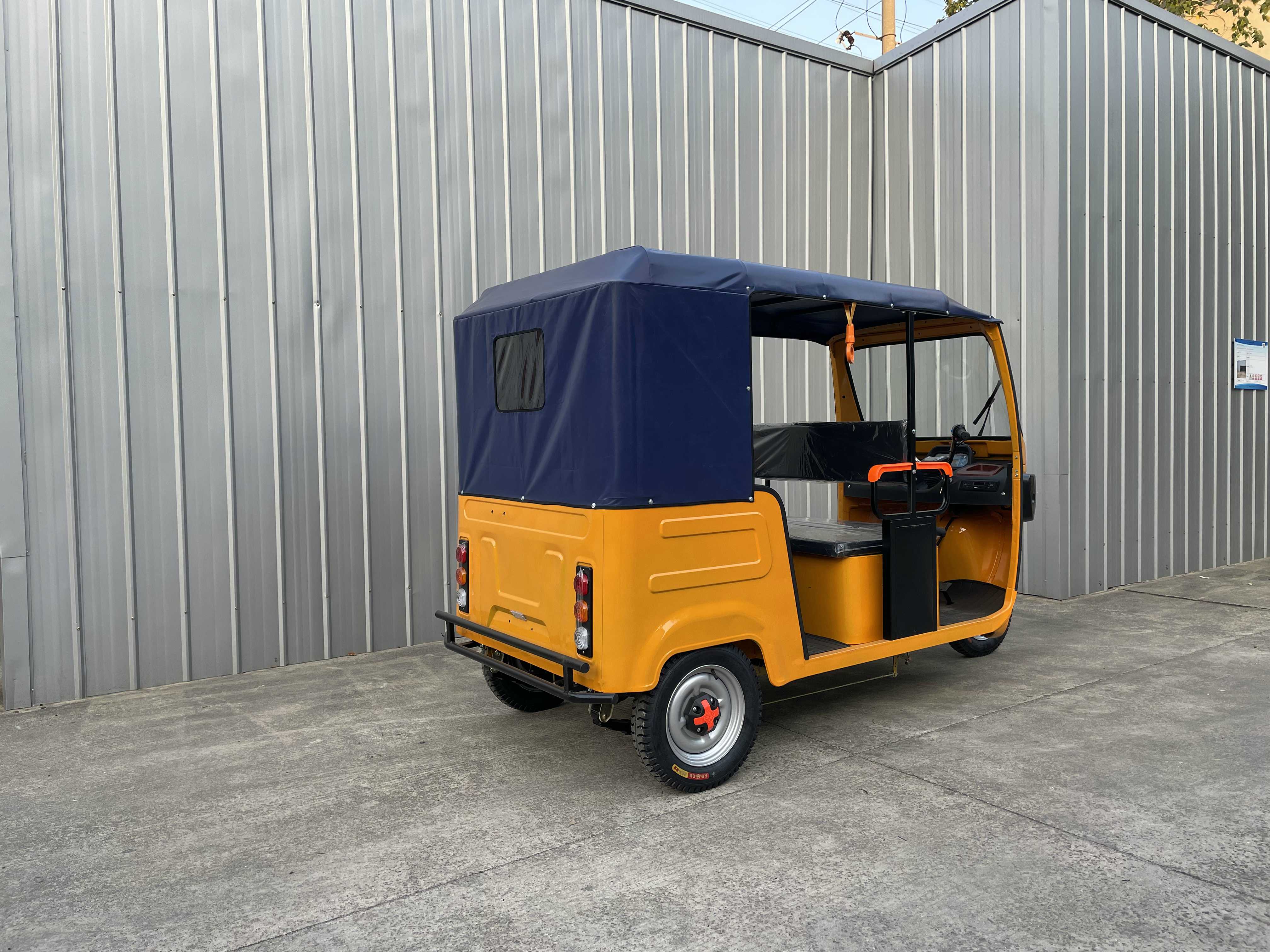 Long Range 6 Seats Electric Tuk Tuk for African Urban Short Distance Commute