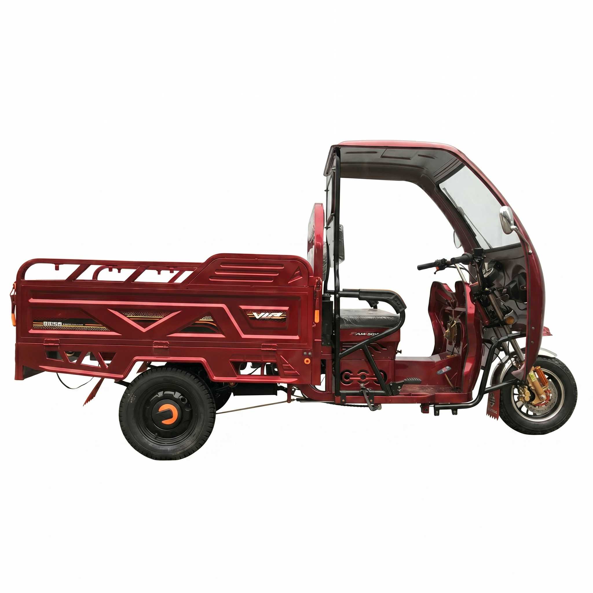 YAMASAKI 3 Trike Petrol Motorcycle Three Wheel Motorised Cargo Tricycle 150cc with EEC Certification