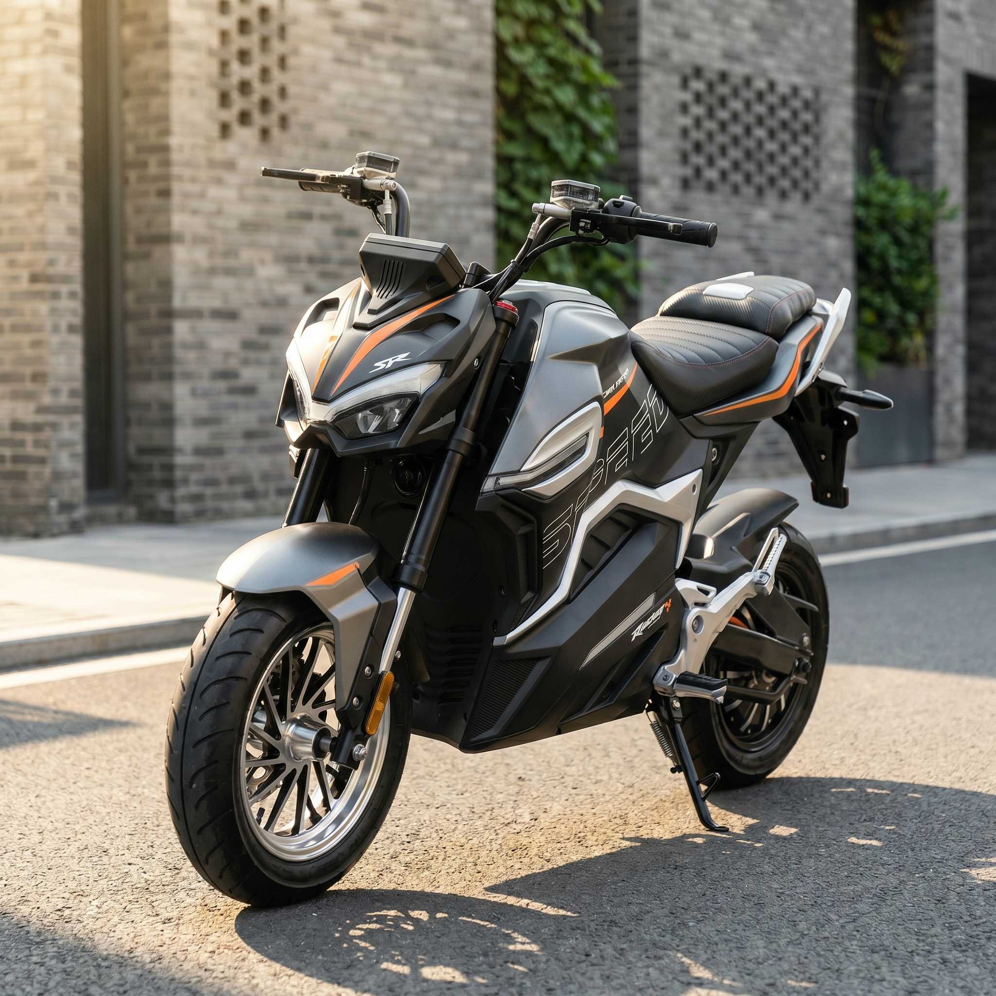 2026 New Model Electric Racing Motorbike 2000W 72V Sporty E-Scooter Electric Motorcycle