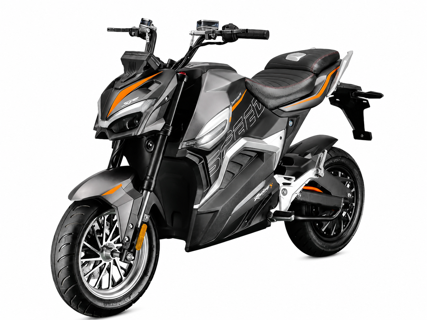 3000W 76V45AH Lithium Racing Motorbike Electric Motorcycle